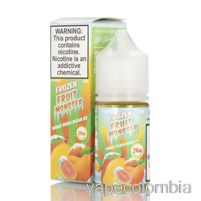 Vape Recargable Ice Mango Melocotón Guayaba - Sales De Monstruo De Frutas Congeladas - 30ml 24mg